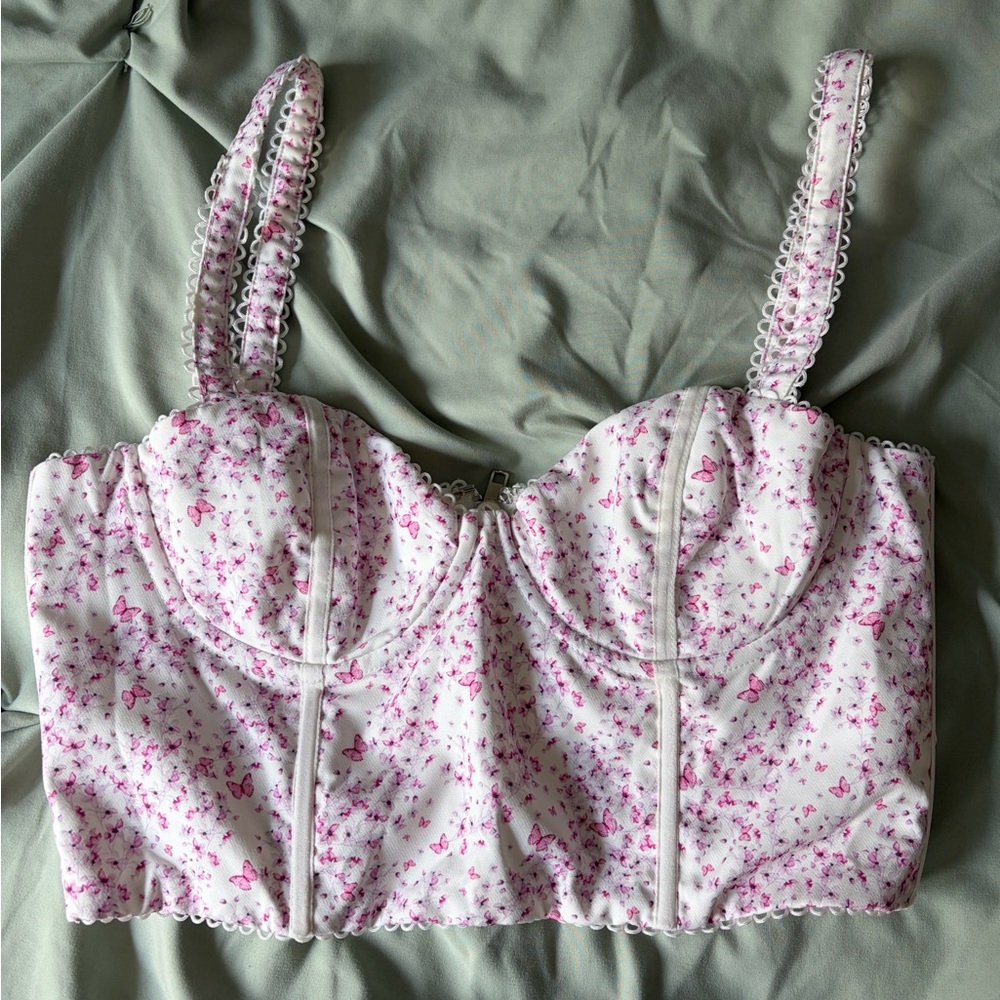 Butterfly Bustier Top